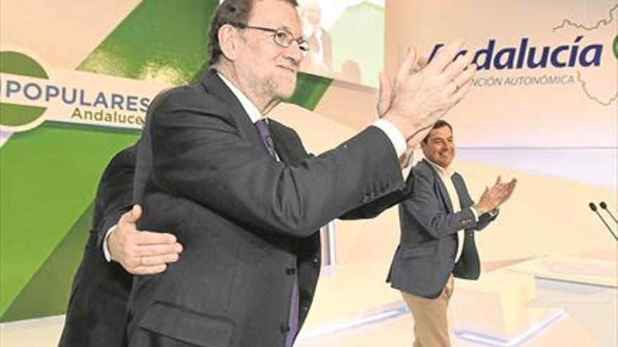 Rajoy renueva su confianza en Moreno para el liderazgo del PP en Andalucía