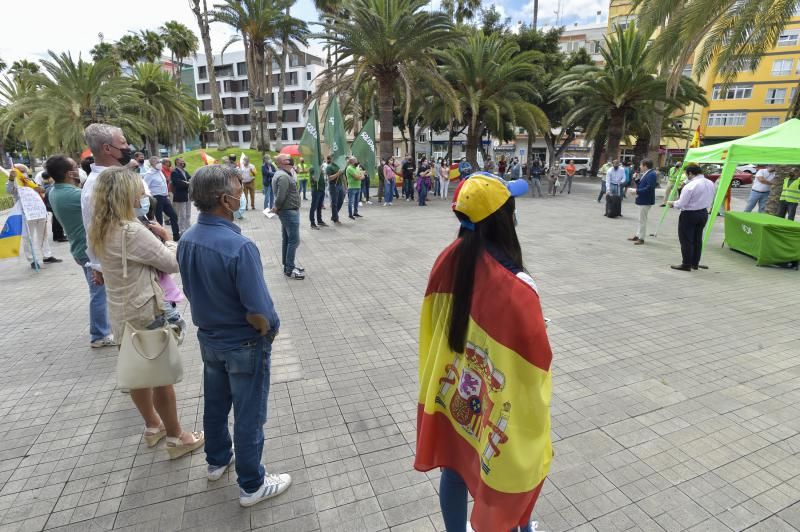 Manifestación de Vox contra la migración en Las Palmas de Gran Canaria