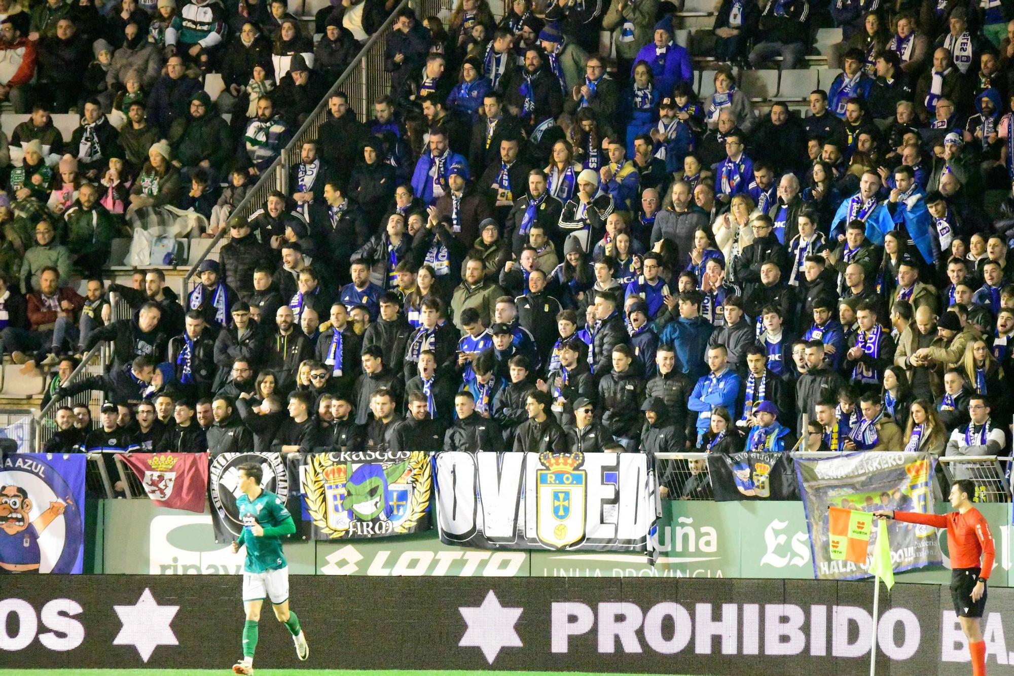 EN IMÁGENES: Racing de Ferrol - Real Oviedo, con gran presencia de afición oviedista