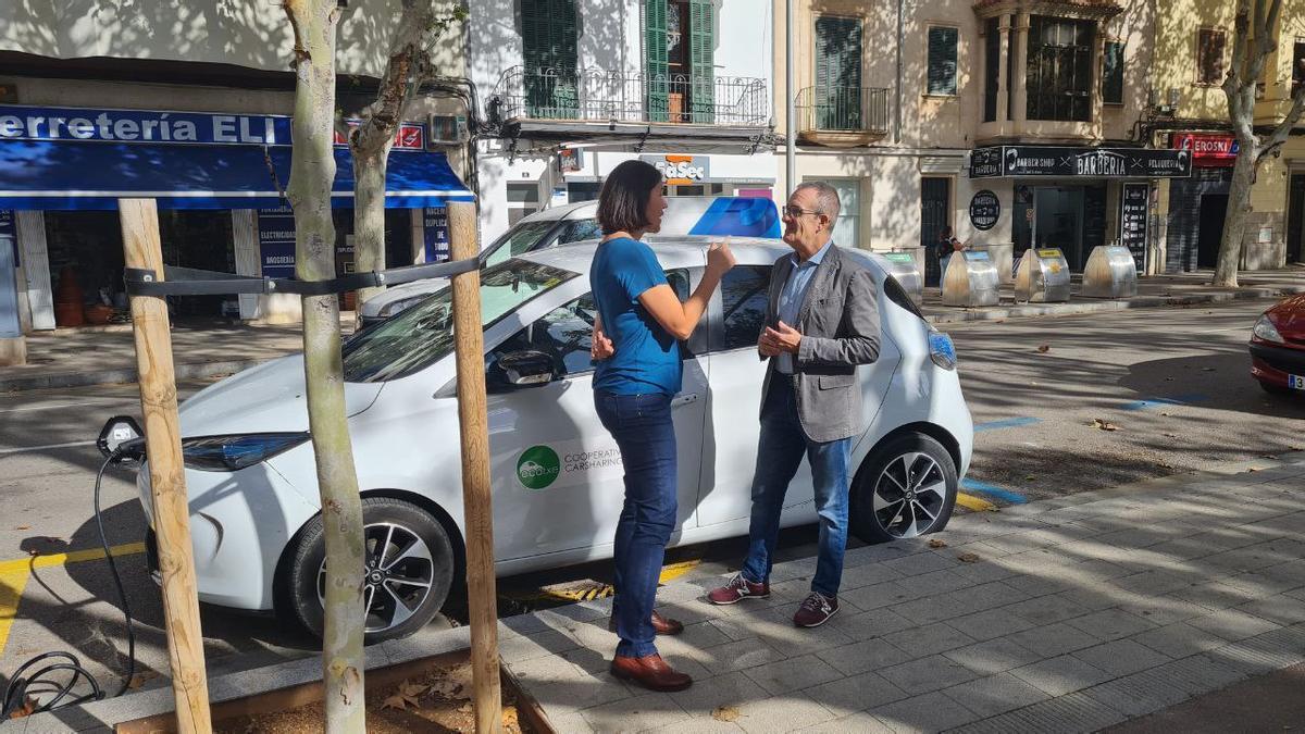 Yllanes en la presentación del plan de inversión para fomentar la movilidad eléctrica compartida