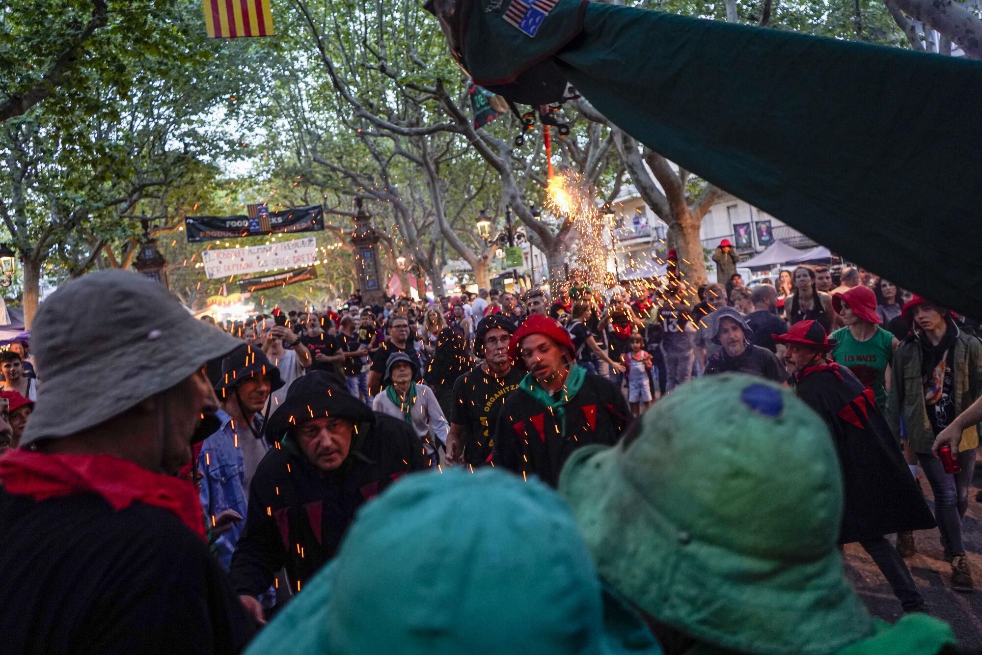 Passacarrers de Patum de dissabte