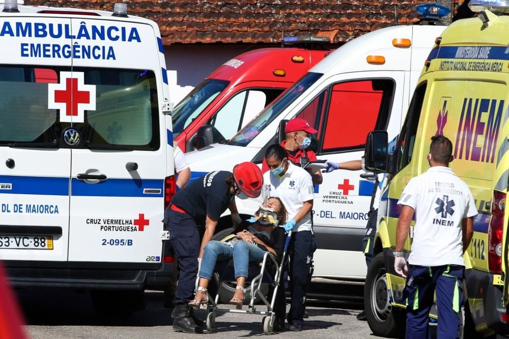 El suceso se produjo cuando el convoy chocó contra una máquina que reparaba una catenaria.