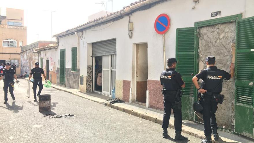 Gran redada antidroga en el barrio de la Soledat.