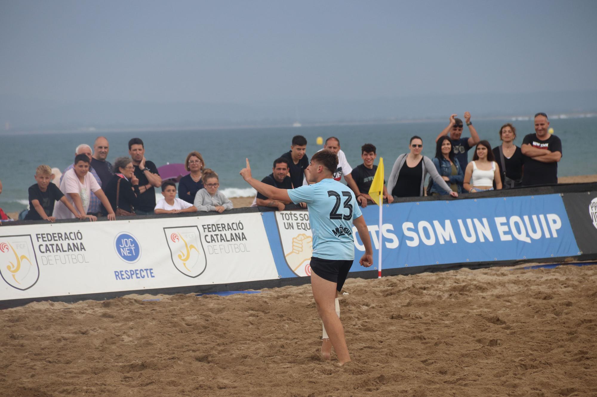 Campionats de Catalunya de futbol platja a Roses