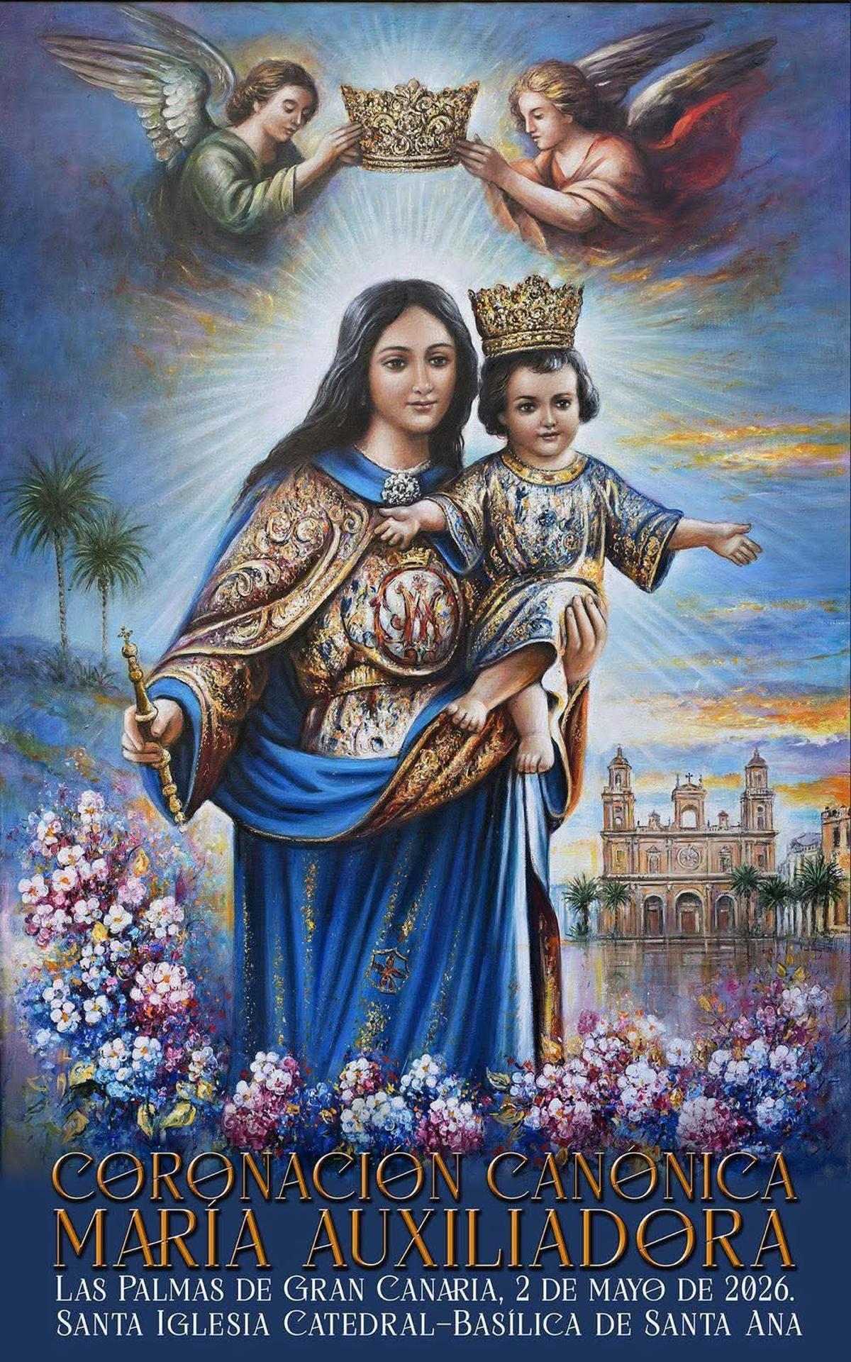 Cartel Coronación María Auxiliadora LPA