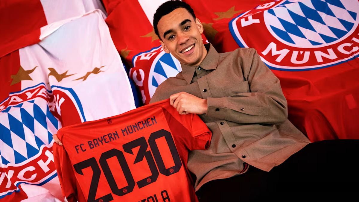 Musiala firmó su continuidad hasta 2030