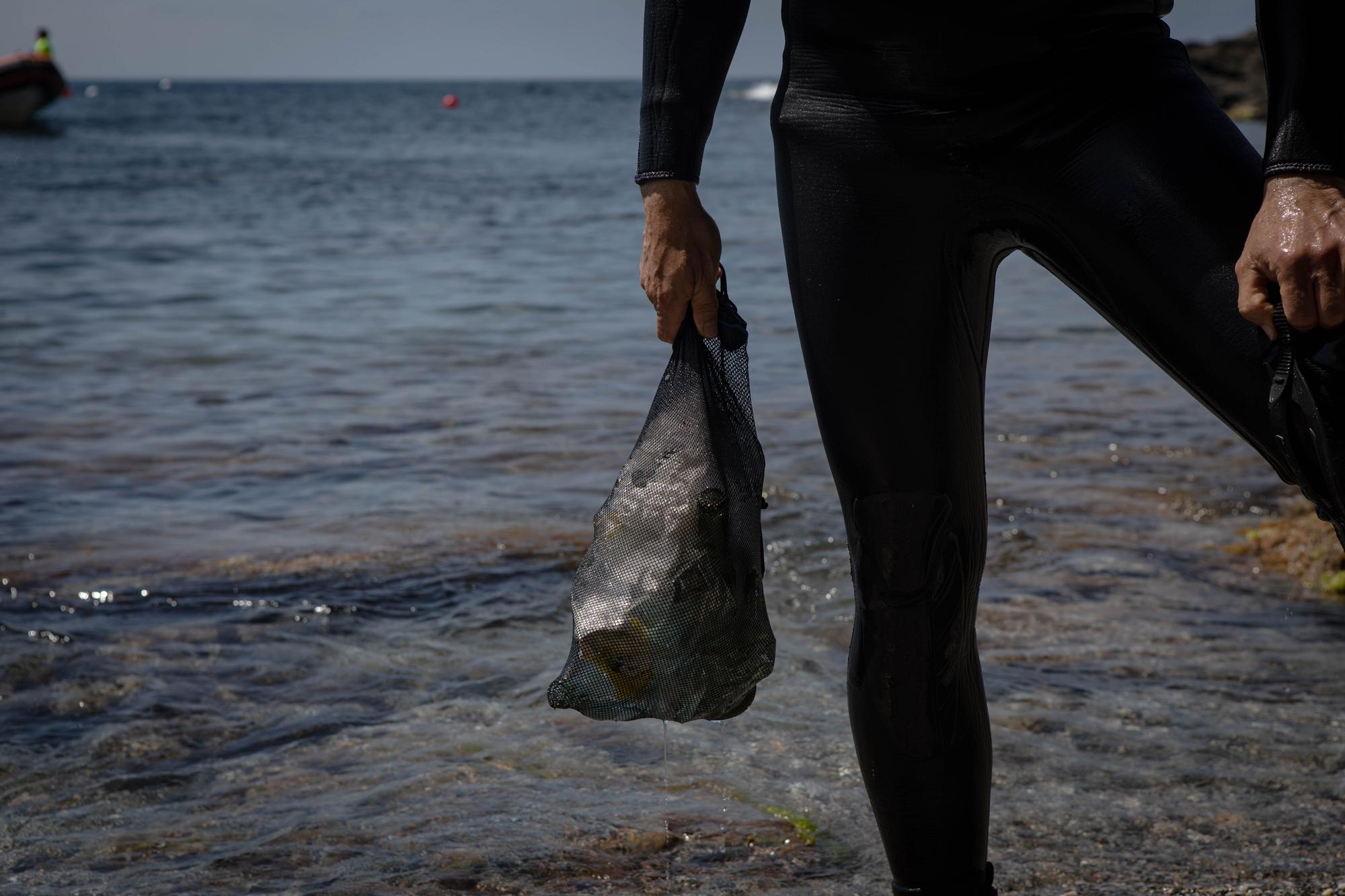 Rodaje de un documental en Cabo de Palos, con Carmelo Gómez como protagonista