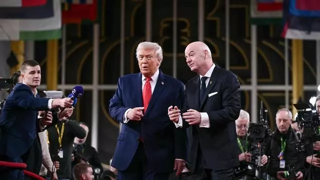 La llegada de Trump al sorteo del Mundial de Fútbol de 2026
