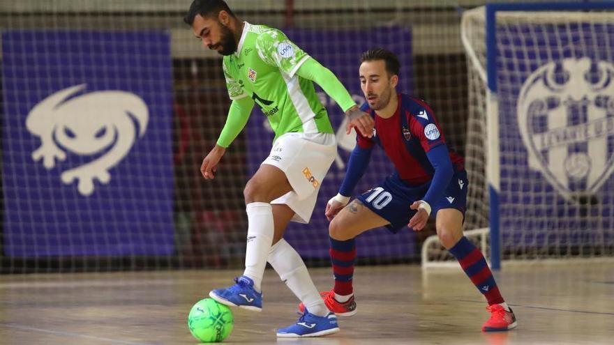 Partido de la Liga Nacional de Fúbol sala entre el Levante ud fs y el Palma Futsal