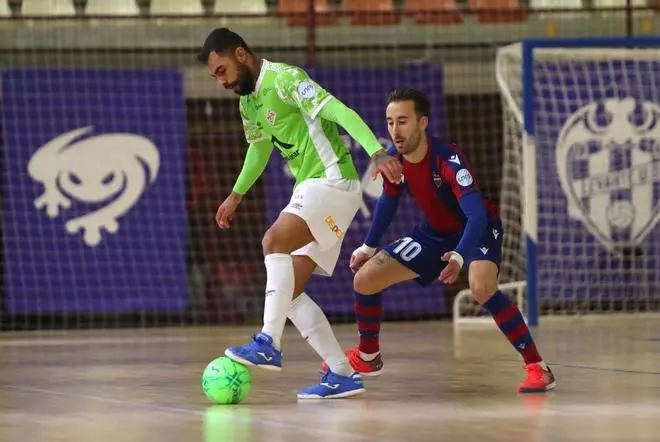 Partido de la Liga Nacional de Fúbol sala entre el Levante ud fs y el Palma Futsal