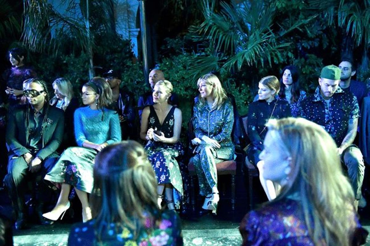 Zendaya, Kate Bosworth, Kirsten Dunst y Kate Mara en el desfile de Erdem x H&amp;M