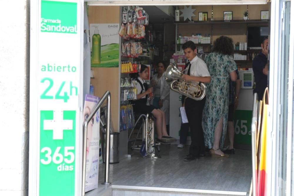 Encuentro de bandas de música en Martínez Tornel