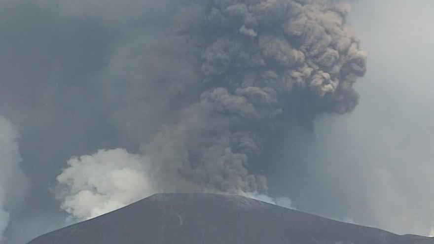 Volcán de La Palma, desde el Camino de Las Norias y Las Manchas