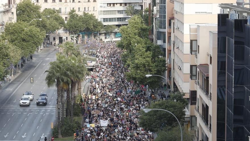 Estas son las calles cortadas y los desvíos de autobuses por la manifestación del próximo domingo en Palma