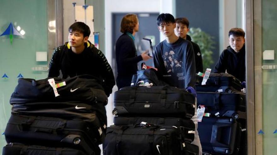 El equipo de fútbol de Wuhan ya está en España para entrenar en Cádiz