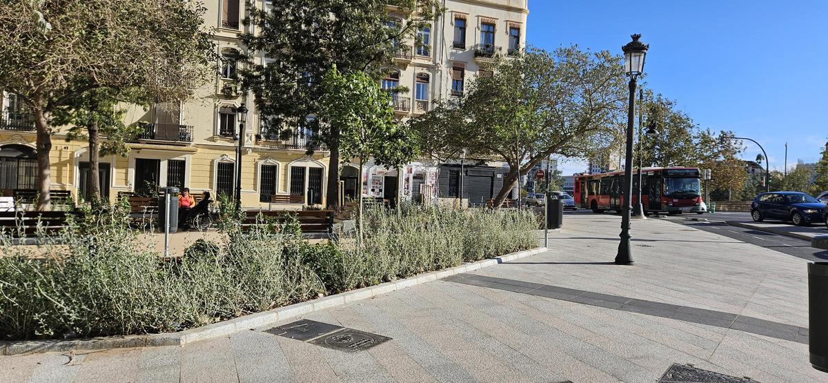 Así es la nueva Plaza de Santa Mónica de València Así es la nueva Plaza de Santa Mónica de València