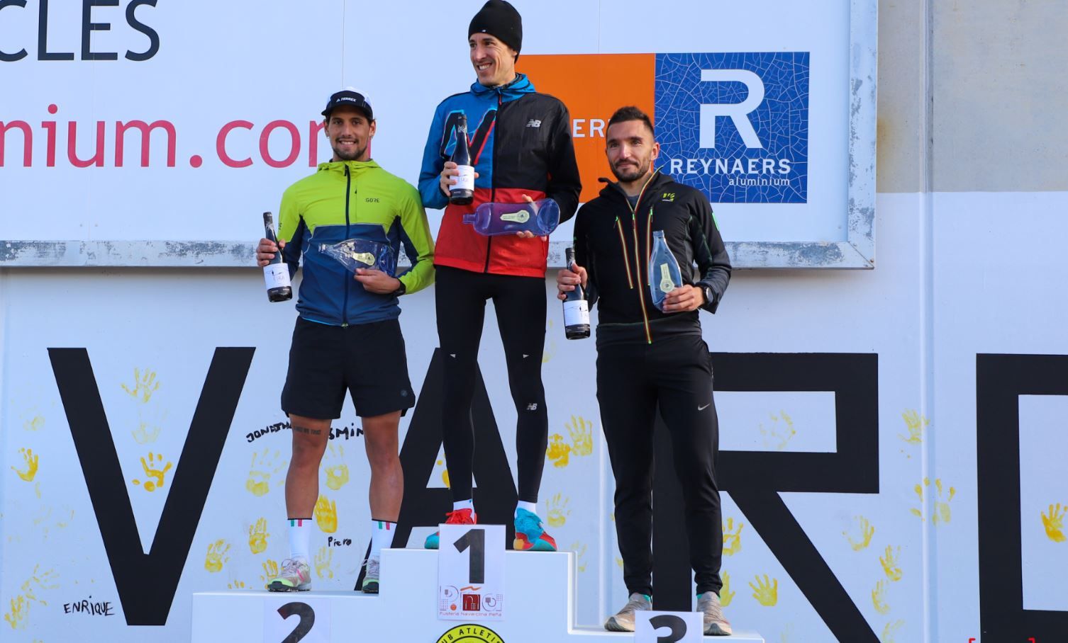 Podi de la categoria masculina, amb Pol Guillén com a vencedor