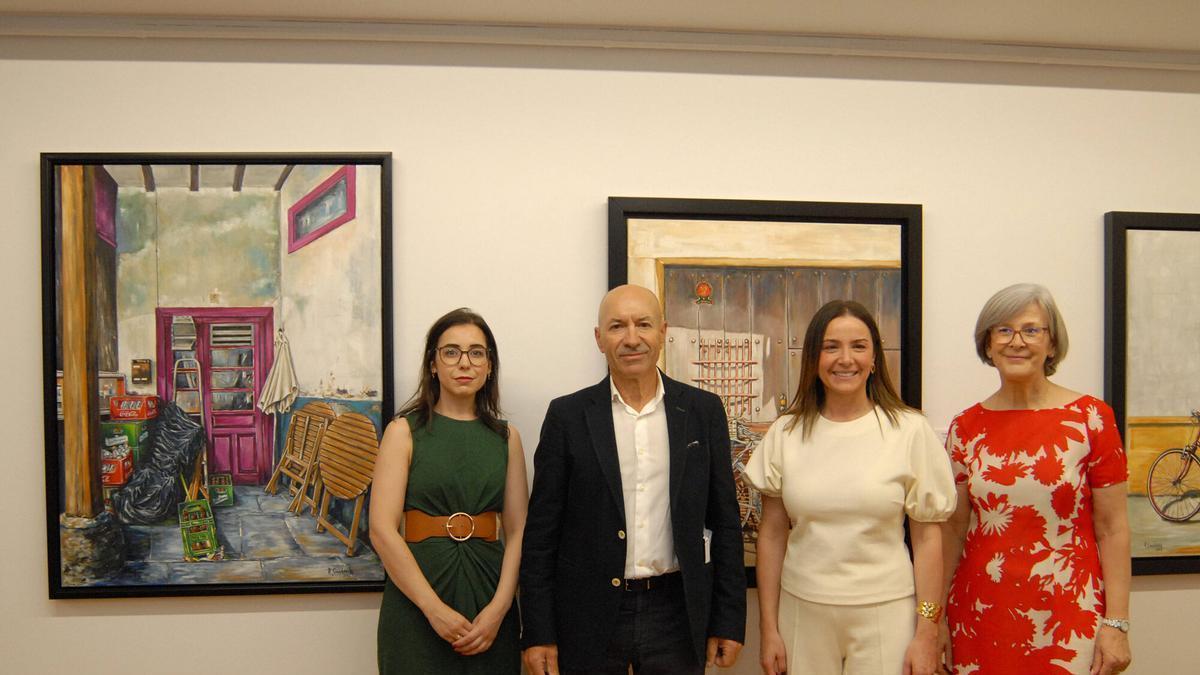 Inauguración de la exposición de pintura de Ramiro Cimadevila en el Museo de Lalín.