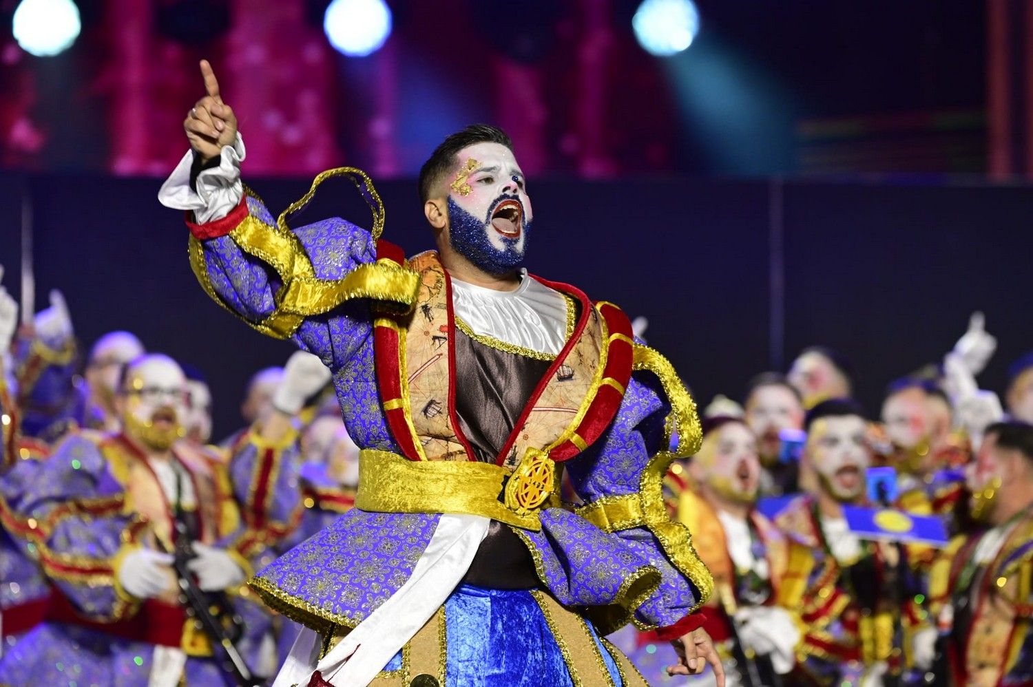 Los Majaderos, en su actuación en la segunda fase del certamen.