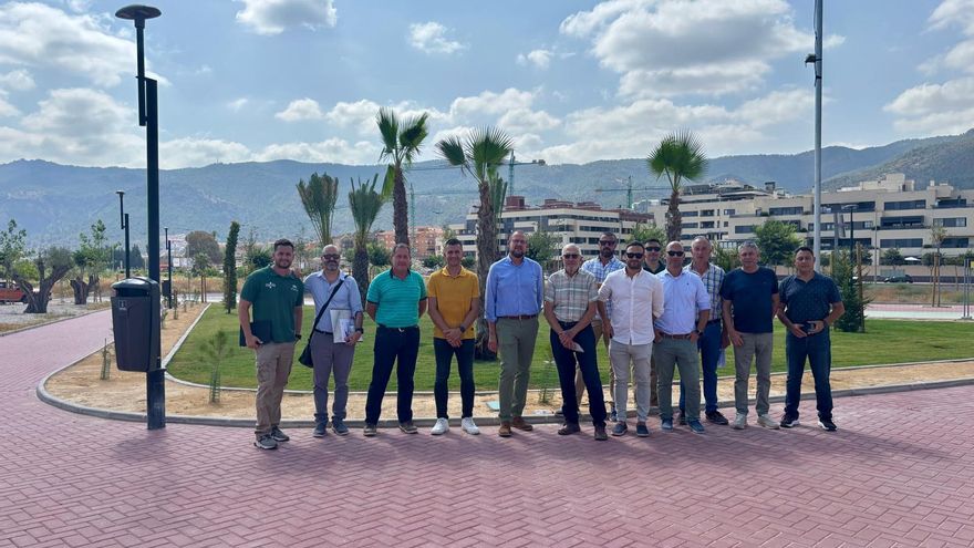 Recreación del tramo de la Vía Verde a su paso por San José de la Vega