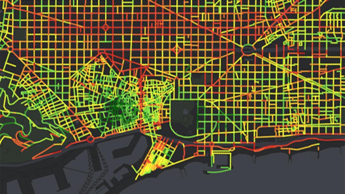 Mapa | ¿Vius en un carrer ‘saludable’ a Barcelona?