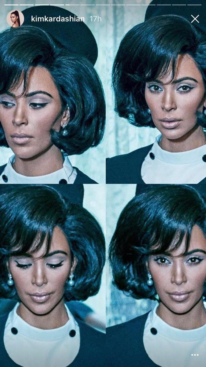 Kim Kardashian se mete en la piel de Jackie Kennedy