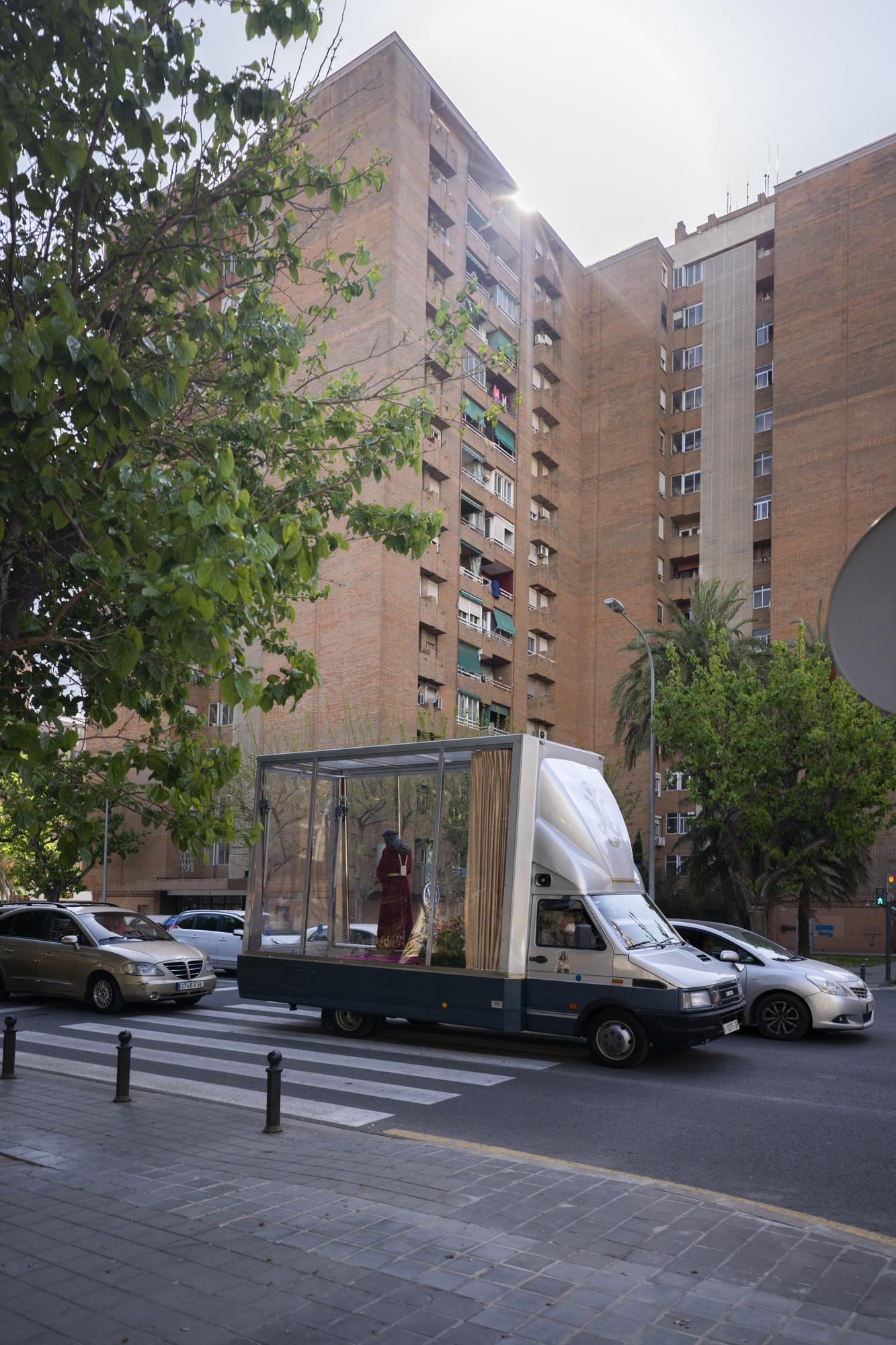 El Cristo de Medinaceli recorre València con el Maremovil