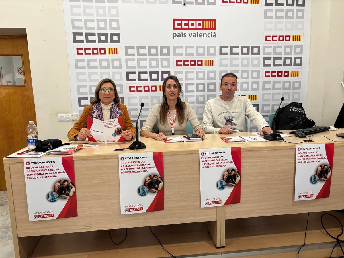 Presentación del informe de CC OO sobre agresiones al personal de la Sanidad
