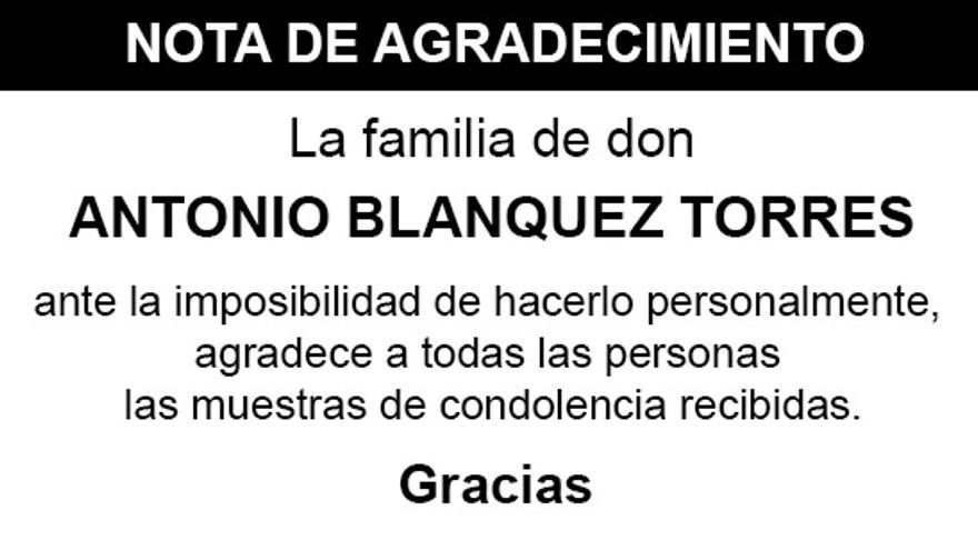 Nota Antonio Blanquez Torres