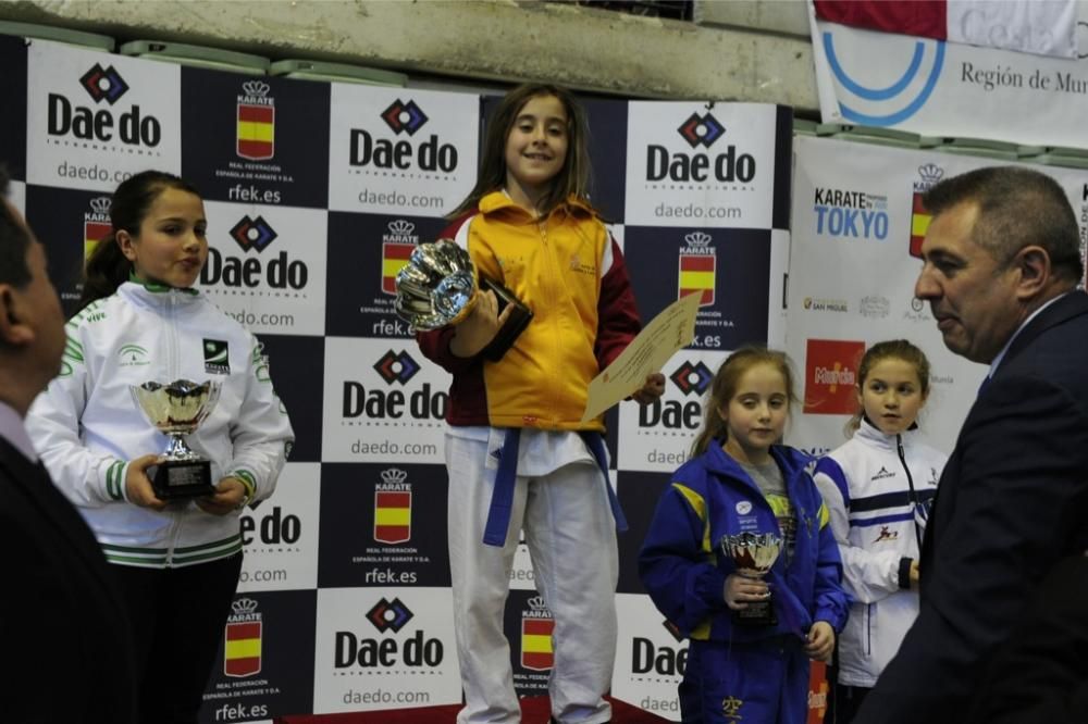 Podium del Campeonato de Kárate