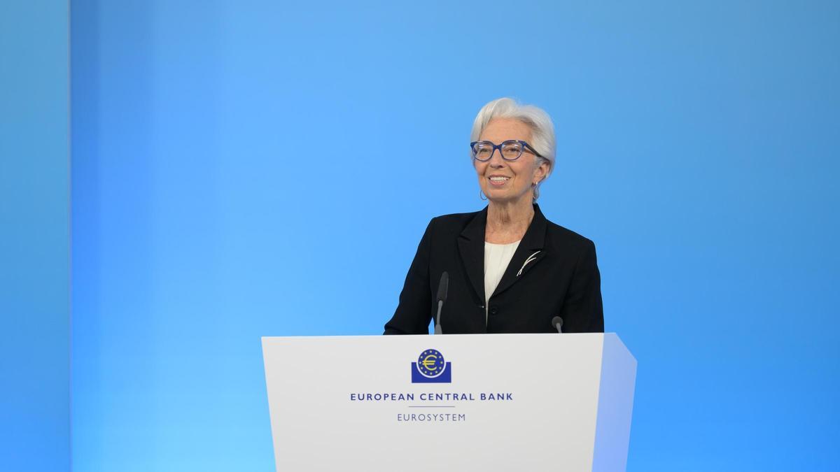 Christine Lagarde, presidenta del BCE.