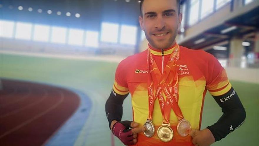 El ciclista rubén tanco añade un oro y un bronce en el nacional
