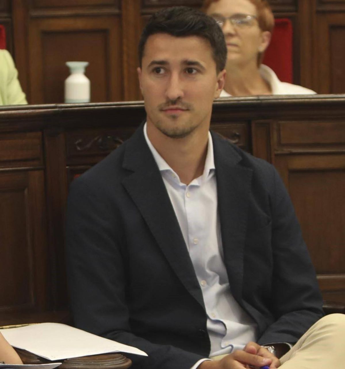 Toni Iborra durante el último pleno.