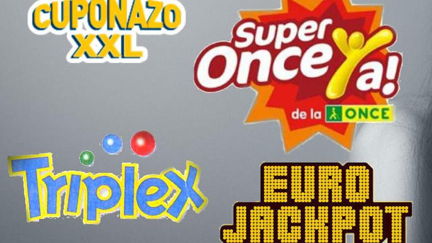 Resultados del Super ONCE, TripleX y Eurojackpot de hoy viernes 4 de enero de 2019