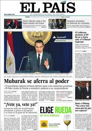 A dins ’El País’ destaca a més que el deute de la Generalitat puja un 8% i supera els 28.000 milions; que la patronal de les caixes assegura que el sector gairebé no necessitarà capital; que els veïns critiquen que el pla del Raval de Barcelona arribi a 100 dies de les eleccions, i que Zapatero pressiona a favor del ciclista Contador.