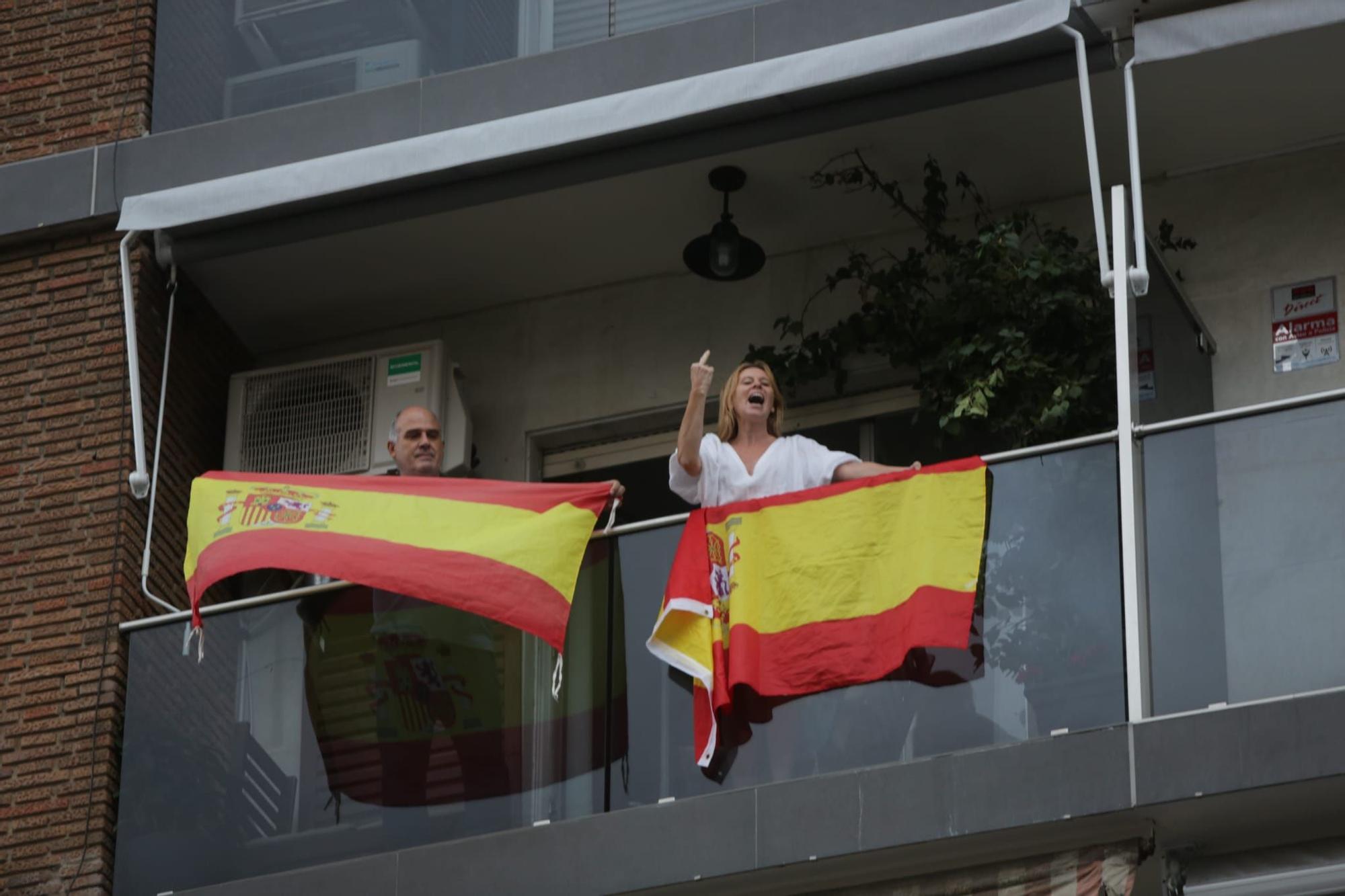 Así han sido las manifestaciones antifascistas del 9 d'Octubre en València