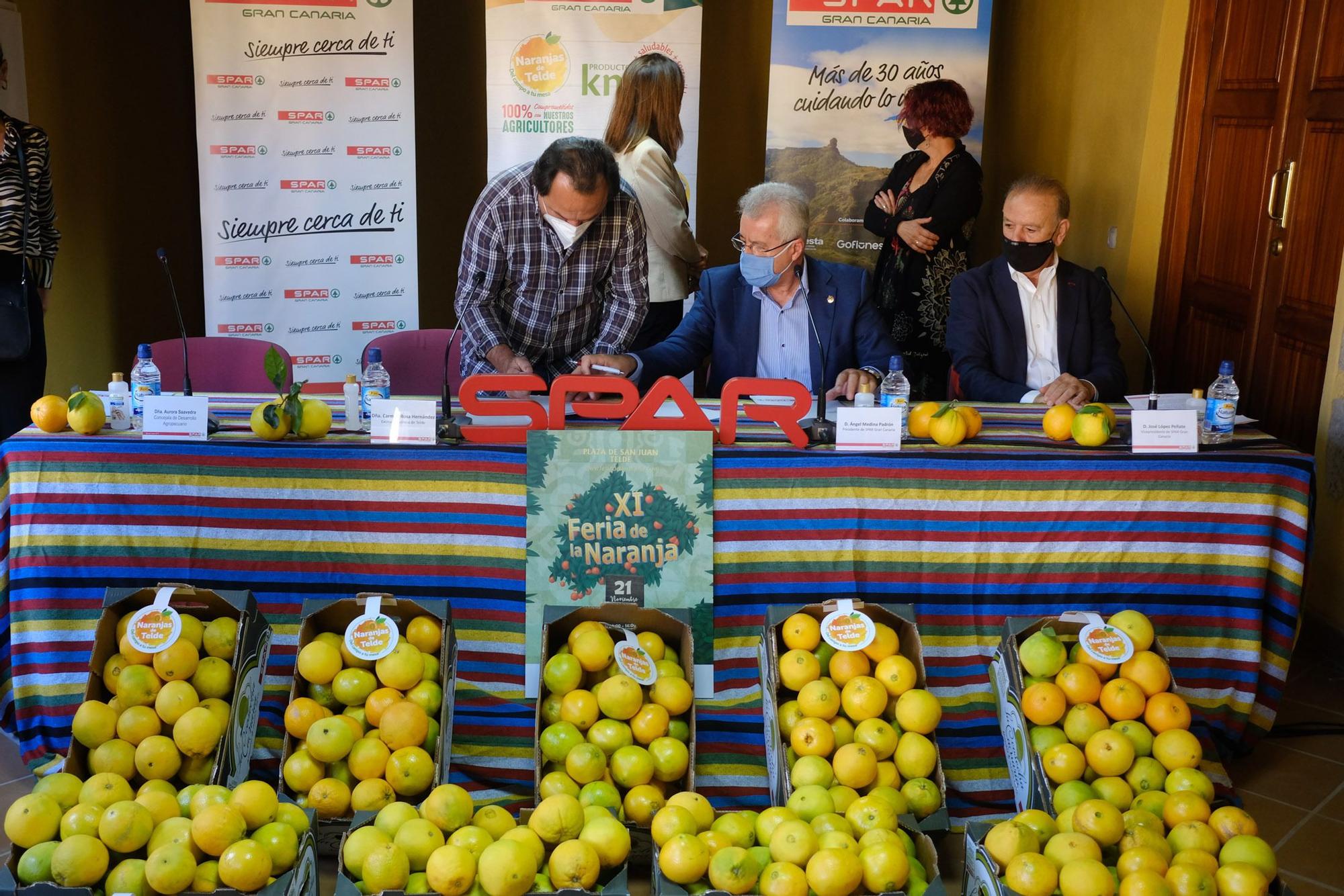 Spar venderá en sus tiendas de Gran Canaria naranjas del municipio de Telde