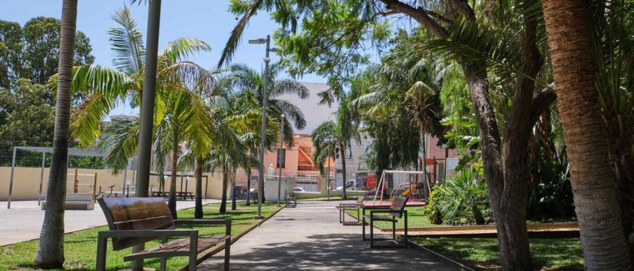 Interior del parque Secundino Delgado, en el barrio Salamanca | | CARSTEN W. LAURITSEN