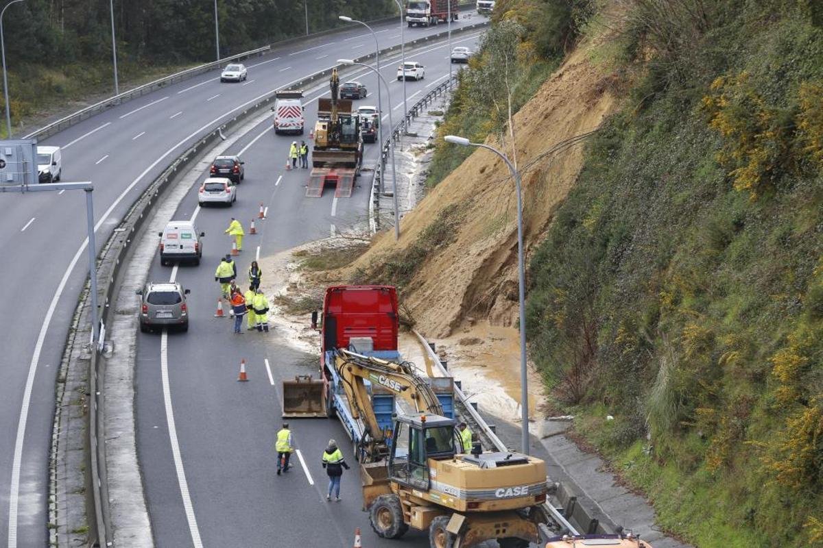 El despredimiento ocurrió a primera hora de la tarde
