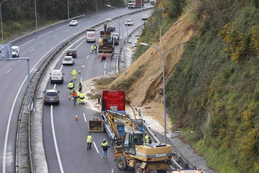 El despredimiento ocurrió a primera hora de la tarde