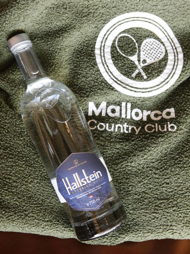 Das Getränk zum Sport im Mallorca Country Club: Hallstein Wasser