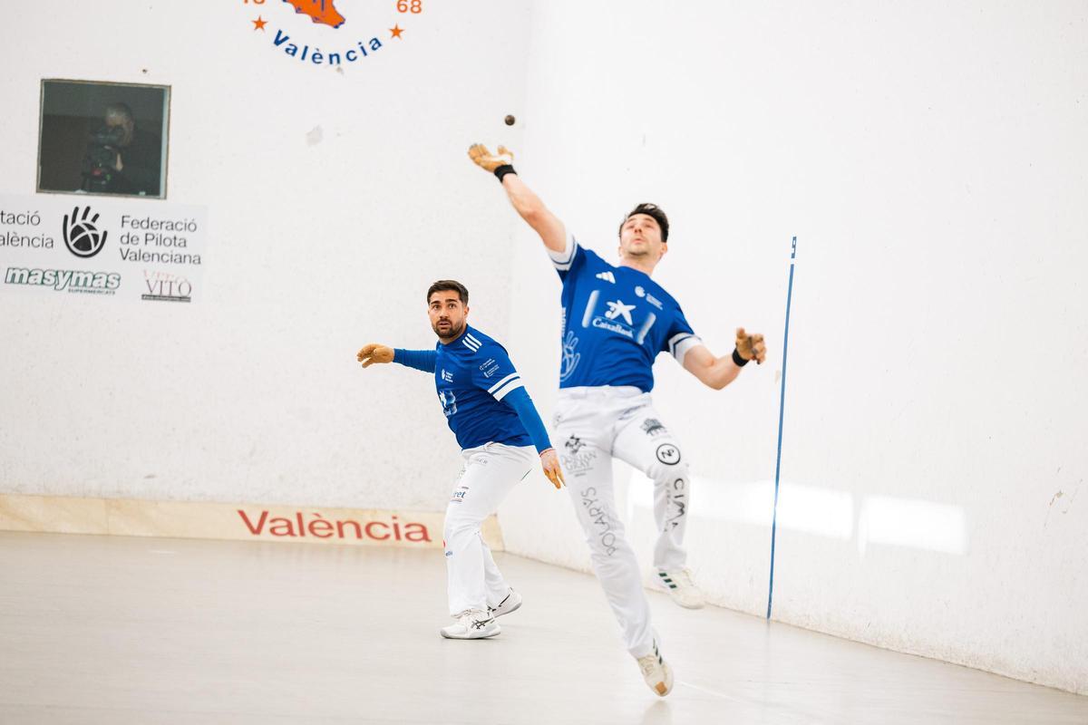 Francés i Nacho (Bensisa) en la final de Pelayo