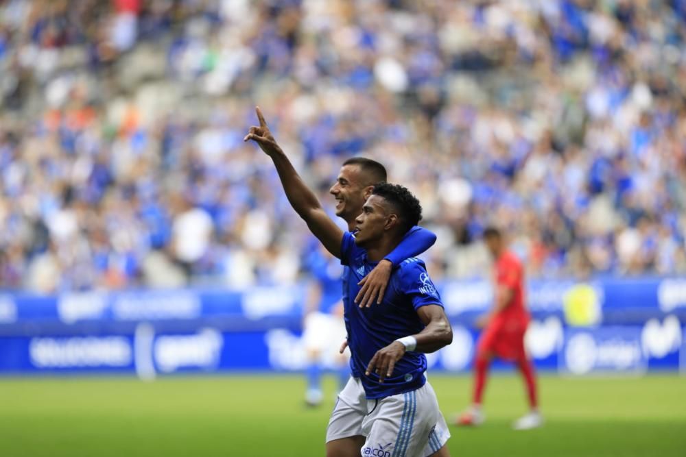 El partido del Oviedo ante el Numancia, en imágenes