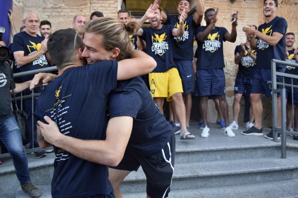 Celebración del ascenso a Segunda División A del UCAM