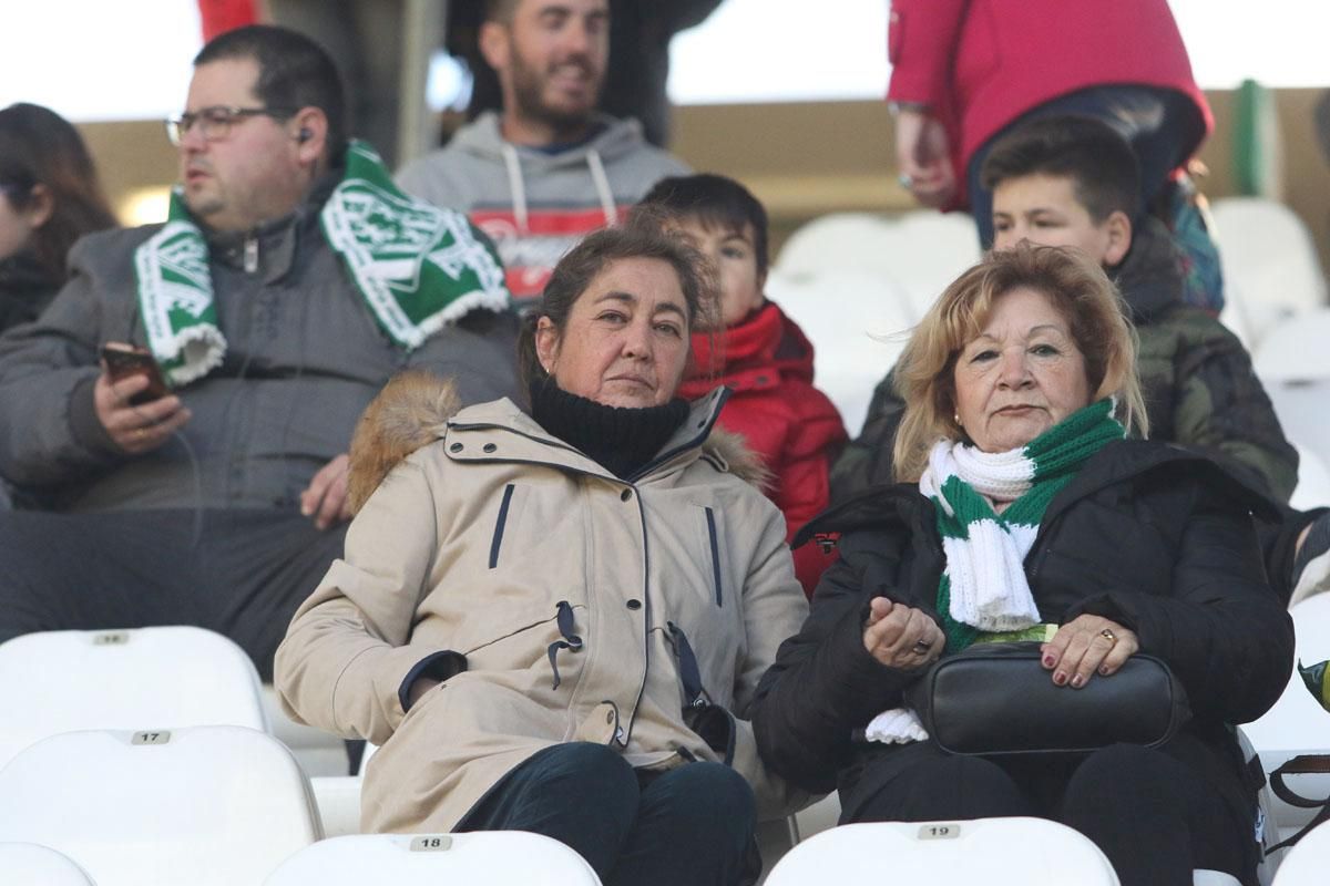 La afición blanquiverde en el Córdoba-Albacete