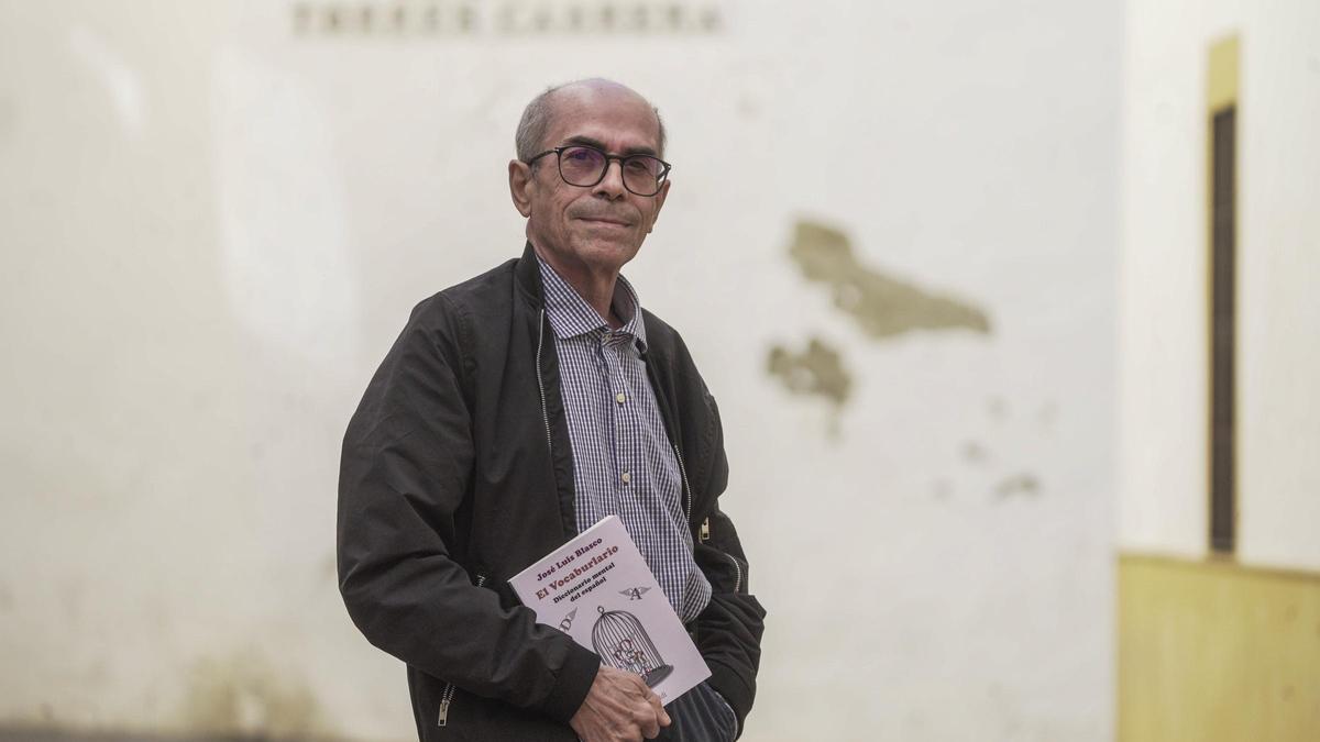 José Luis Blasco, durante la entrevista.