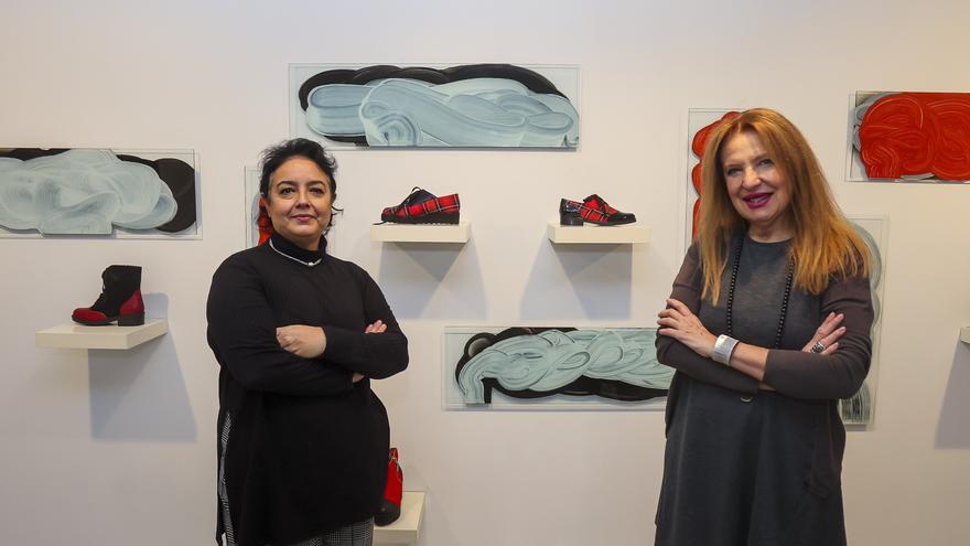 La galería Aural y Sara Navarro calzan el arte contemporáneo
