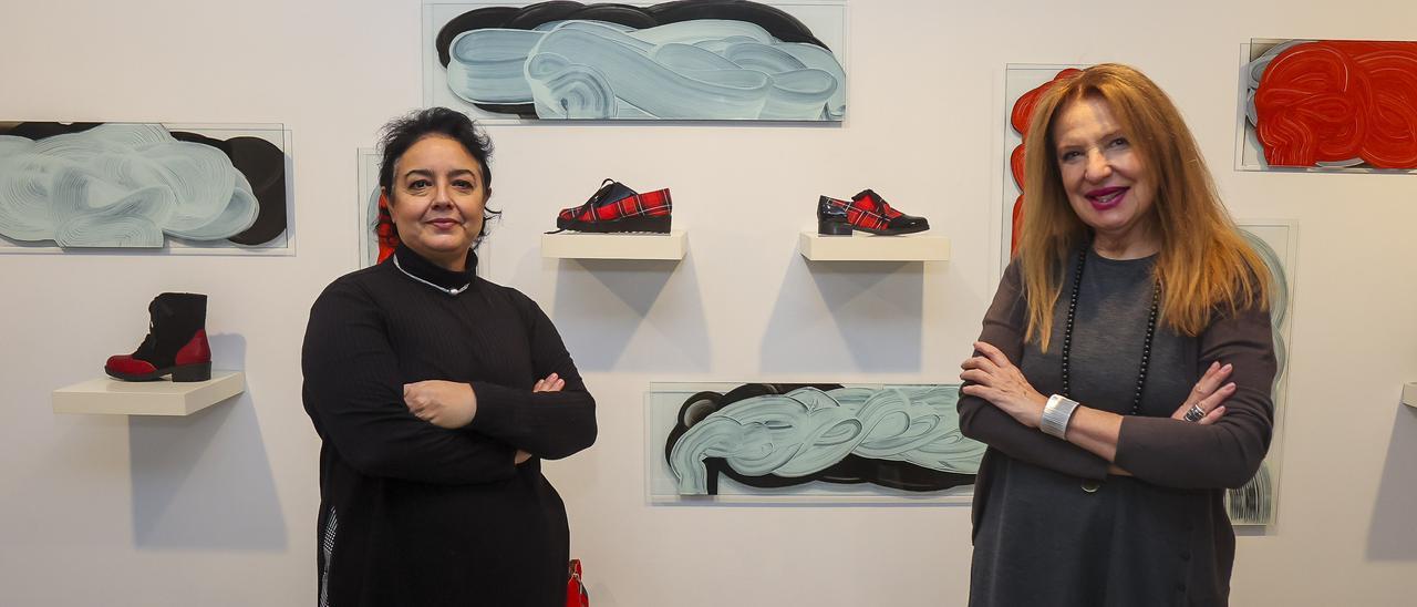 La galería Aural y Sara calzan el contemporáneo Información