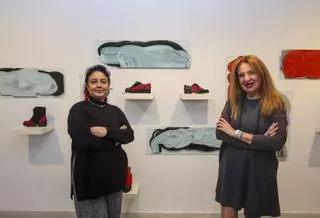 La galería Aural y Sara Navarro calzan el arte contemporáneo