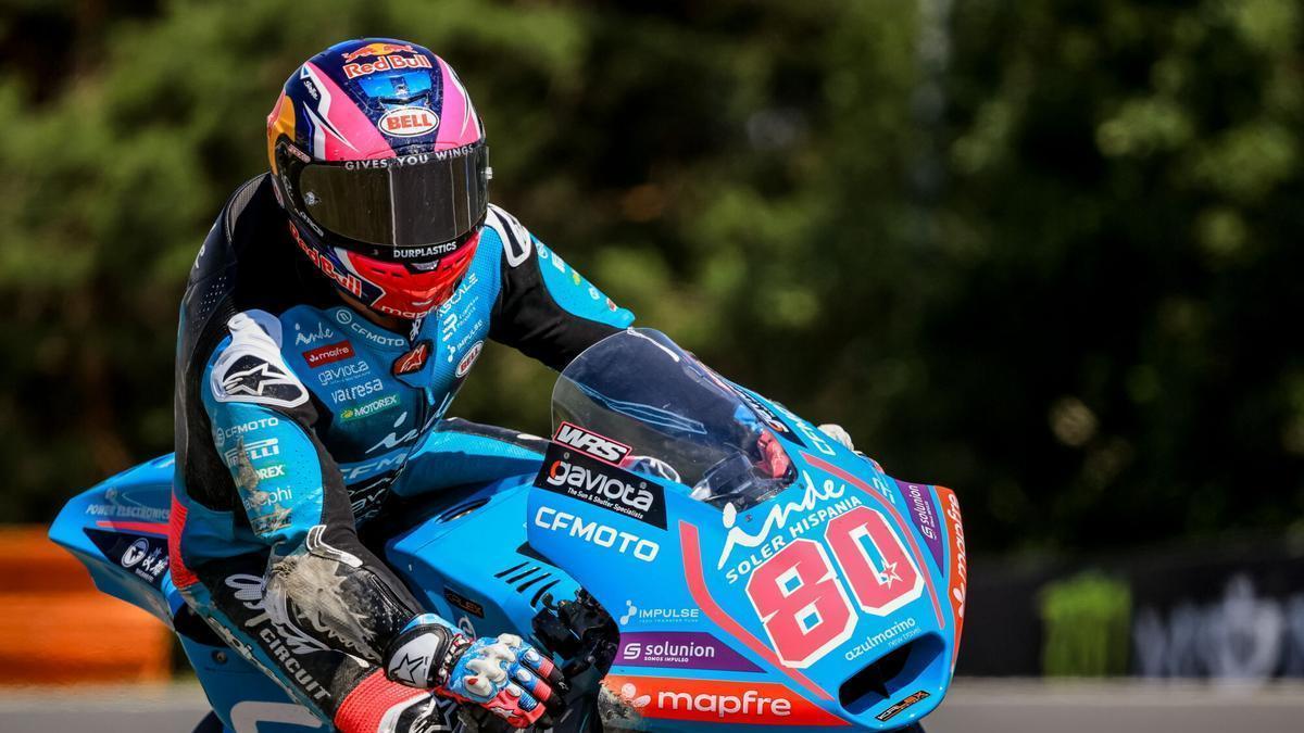 David Alonso, en un Gran Premio